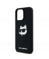 Karl Lagerfeld Silicone Choupette Head MagSafe case for iPhone 15 Pro - black