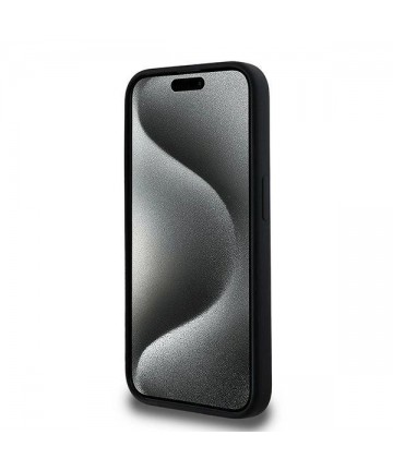 Karl Lagerfeld Silicone Karl&Choupette MagSafe case for iPhone 15 Pro - black