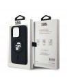 Karl Lagerfeld Silicone Karl&Choupette MagSafe case for iPhone 15 Pro - black