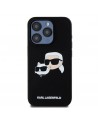 Karl Lagerfeld Silicone Karl&Choupette MagSafe case for iPhone 15 Pro - black