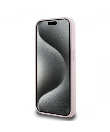 Karl Lagerfeld Silicone Karl&Choupette MagSafe Case for iPhone 15 Pro - Pink