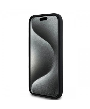 Karl Lagerfeld Silicone Karl&Choupette MagSafe case for iPhone 15 Plus / 14 Plus - black
