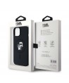 Karl Lagerfeld Silicone Karl&Choupette MagSafe case for iPhone 15 Plus / 14 Plus - black