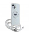 Karl Lagerfeld IML Choupette Head&Cord MagSafe case for iPhone 15 / 14 / 13 - transparent