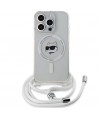 Karl Lagerfeld IML Choupette Head&Cord MagSafe case for iPhone 15 Pro Max - transparent