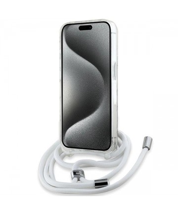 Karl Lagerfeld IML Choupette Head&Cord MagSafe case for iPhone 15 Pro Max - transparent