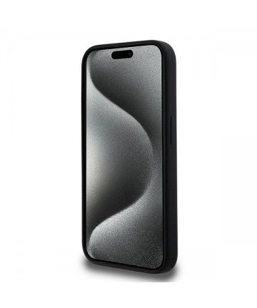 Karl Lagerfeld Silicone Karl&Choupette MagSafe case for iPhone 15 Pro Max - black