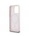 Karl Lagerfeld Silicone Karl&Choupette MagSafe Case for iPhone 15 Pro Max - Pink
