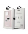 Karl Lagerfeld Silicone Karl&Choupette MagSafe Case for iPhone 15 Pro Max - Pink