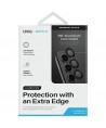 Uniq Optix Aluminum Camera Lens Protector for Samsung Galaxy S24 camera lens with applicator - black