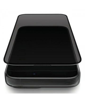 Uniq Optix Privacy tempered glass for iPhone 15 Pro with applicator