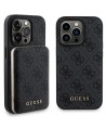 Guess 4G Metal Logo Case Set for iPhone 13 Pro Max + 5000mAh MagSafe Powerbank - Black