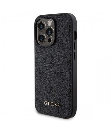 Guess 4G Metal Logo Case Set for iPhone 13 Pro Max + 5000mAh MagSafe Powerbank - Black