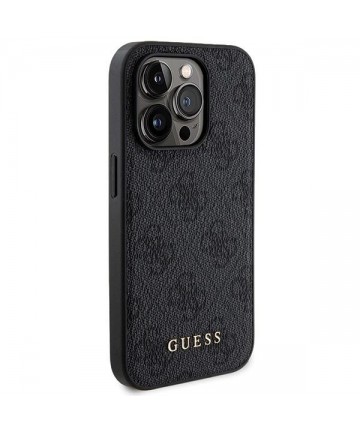 Guess 4G Metal Logo Case Set for iPhone 13 Pro Max + 5000mAh MagSafe Powerbank - Black