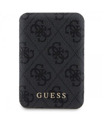 Guess 4G Metal Logo Case Set for iPhone 13 Pro Max + 5000mAh MagSafe Powerbank - Black