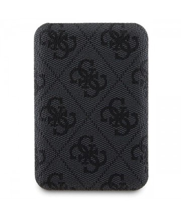Guess 4G Metal Logo Case Set for iPhone 13 Pro Max + 5000mAh MagSafe Powerbank - Black