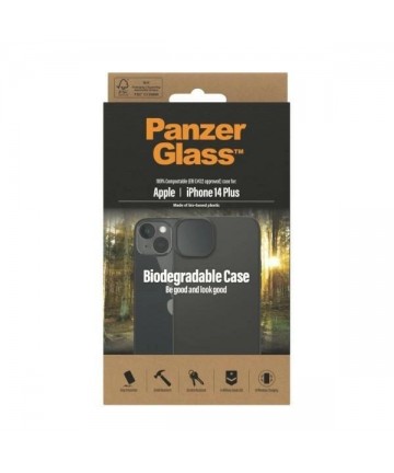 PanzerGlass Biodegradable Case for iPhone 14 Plus / 15 Plus - black
