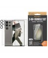 PanzerGlass Bundle 3in1 Transparent Case + Film + Camera Protector for Samsung Galaxy S24 Ultra