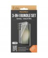 PanzerGlass Bundle 3in1 Transparent Case + Film + Camera Protector for Samsung Galaxy S24 Ultra
