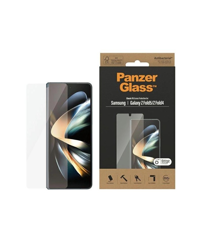 PanzerGlass Classic Fit antibacterial glass for Samsung Galaxy Z Fold 5 / Z Fold 4