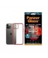 PanzerGlass ClearCase case for iPhone 12 Pro Max - transparent and red