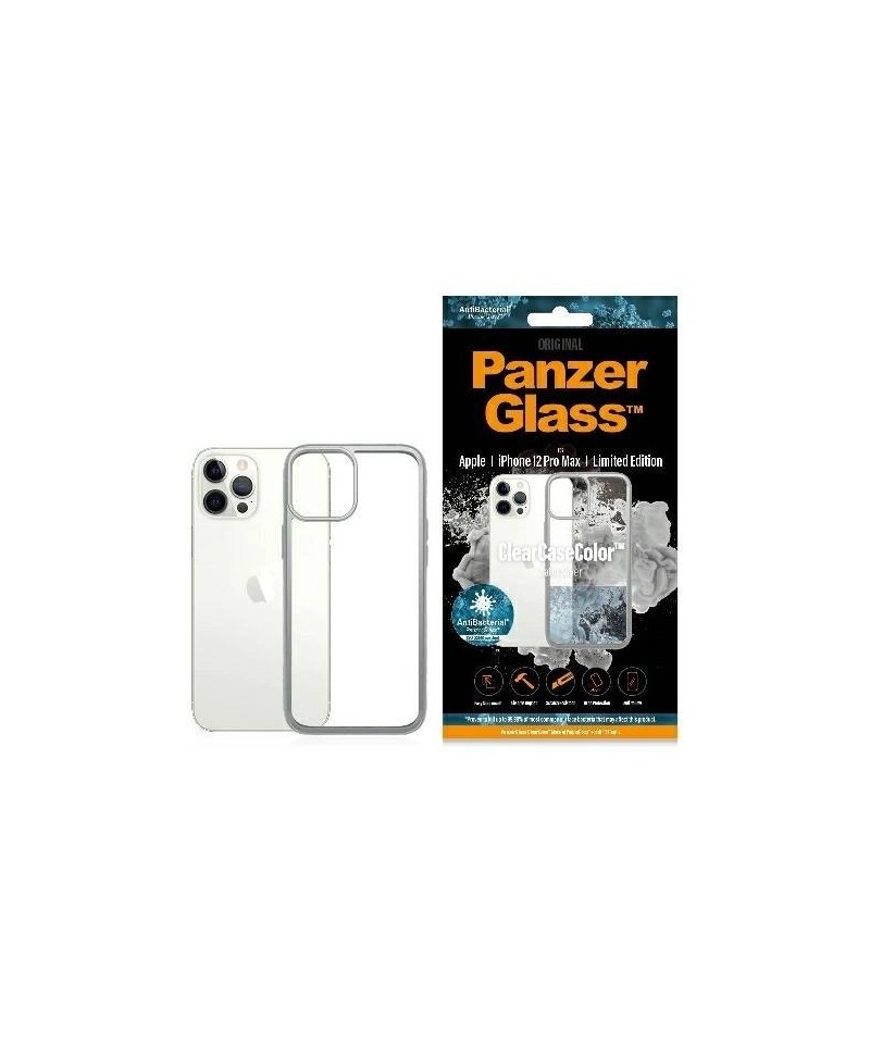 PanzerGlass ClearCase case for iPhone 12 Pro Max - transparent and silver