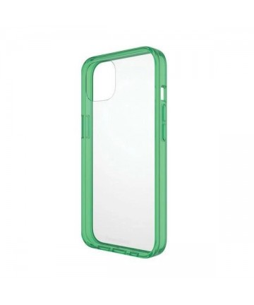 PanzerGlass ClearCase antibacterial case with Military Grade certificate for iPhone 13 / 14 / 15 - transparent green