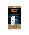 PanzerGlass ClearCase antibacterial case with Military Grade certificate for iPhone 13 / 14 / 15 - transparent blue