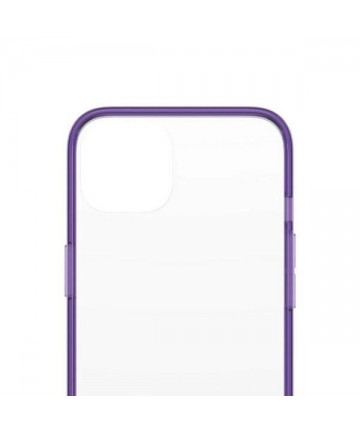 PanzerGlass ClearCase antibacterial case with Military Grade certificate for iPhone 13 / 14 / 15 - transparent purple
