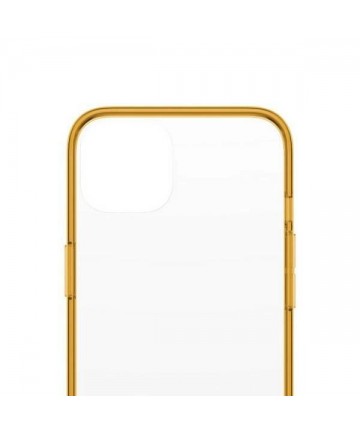 PanzerGlass ClearCase antibacterial case with Military Grade certificate for iPhone 13 / 14 / 15 - transparent yellow