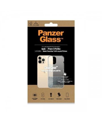 PanzerGlass ClearCase antibacterial Military Grade certified case for iPhone 13 Pro Max - transparent