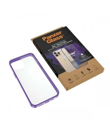 PanzerGlass ClearCase antibacterial Military Grade certified case for iPhone 13 Pro Max - transparent purple