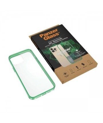 PanzerGlass ClearCase Antibacterial Military Grade Certified Case for iPhone 13 Pro Max - Transparent Green