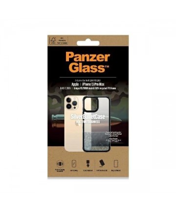 PanzerGlass ClearCase antibacterial Military Grade certified case for iPhone 13 Pro Max - transparent pink