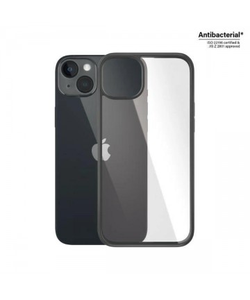 PanzerGlass ClearCase antibacterial case for iPhone 14 Plus / 15 Plus - transparent and black