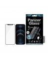 PanzerGlass E2E Microfracture Antibacterial Glass with Camera Cover with Swarovsky Crystal for iPhone 12 Pro Max - with Black Fr