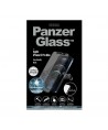 PanzerGlass E2E Microfracture Antibacterial Glass with Camera Cover with Swarovsky Crystal for iPhone 12 Pro Max - with Black Fr