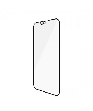 PanzerGlass E2E Microfracture Antibacterial Glass with Camera Cover with Swarovsky Crystal for iPhone 13 Pro Max - with Black Fr