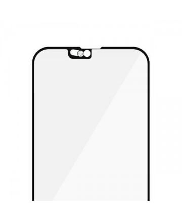 PanzerGlass E2E Microfracture Antibacterial Glass with Camera Cover with Swarovsky Crystal for iPhone 13 Pro Max - with Black Fr