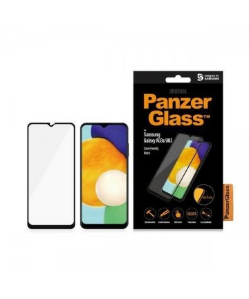 PanzerGlass E2E Regular tempered glass for Samsung Galaxy A03 - with black frame
