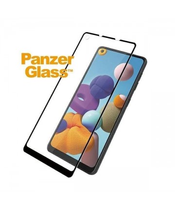 PanzerGlass E2E Regular tempered glass for Samsung Galaxy A21 - with black frame