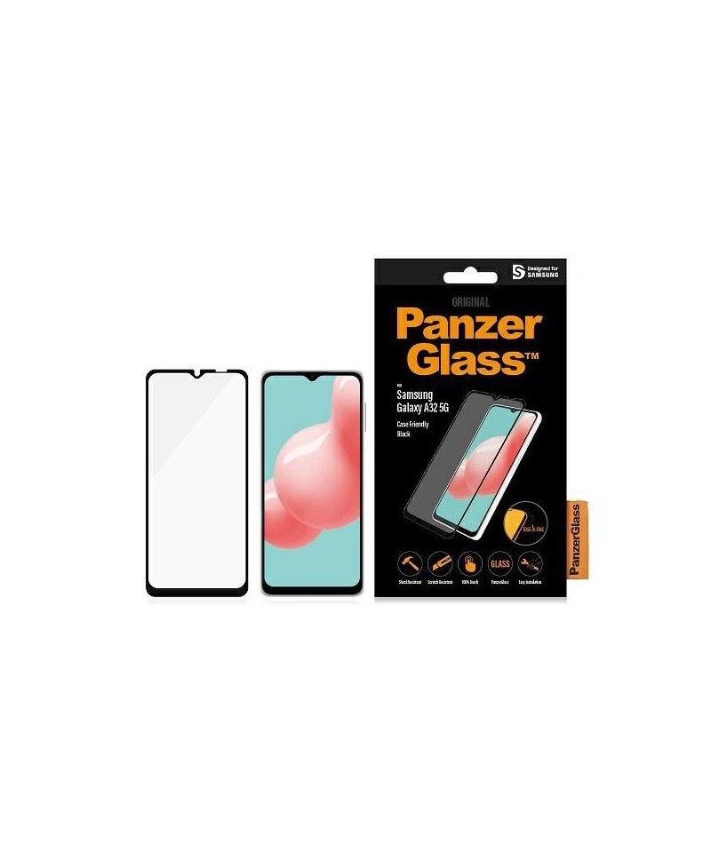 PanzerGlass E2E Regular tempered glass for Samsung Galaxy A32 5G - with black frame