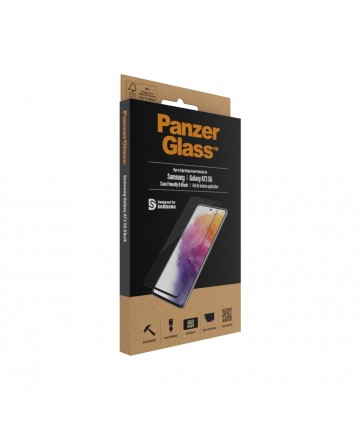 PanzerGlass E2E Regular tempered glass for Samsung Galaxy A73 - with black frame