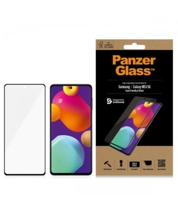 PanzerGlass E2E Regular tempered glass for Samsung Galaxy M53 - with black frame