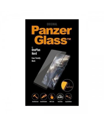 PanzerGlass E2E Super+ tempered glass for OnePlus Nord - with black frame