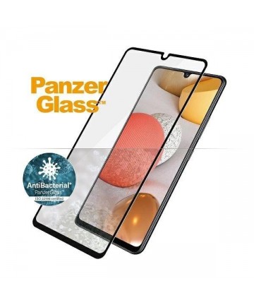 PanzerGlass E2E Super+ antibacterial tempered glass for Samsung Galaxy A42 5G - with black frame