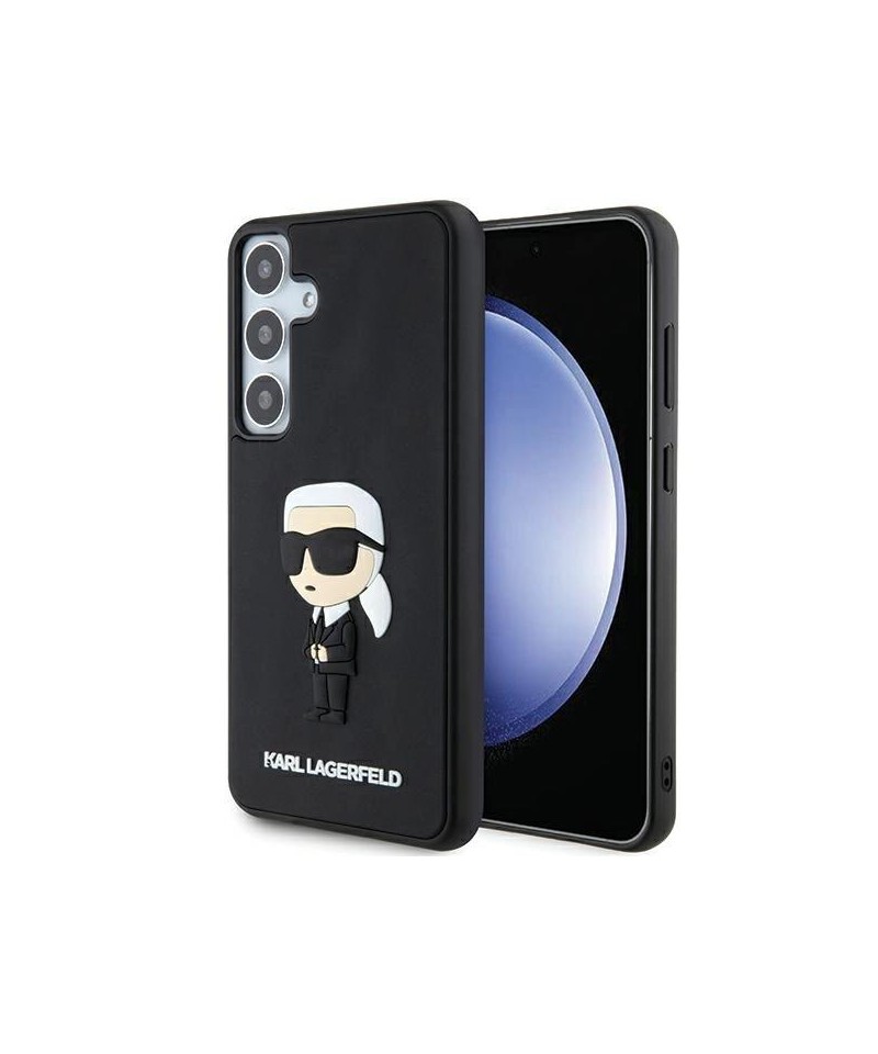 Karl Lagerfeld 3D Rubber Ikonik case for Samsung Galaxy S24+ - black