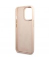 Guess 4G Vintage Gold Logo case for iPhone 14 Pro - pink
