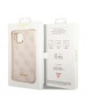 Guess 4G Vintage Gold Logo case for iPhone 14 - pink
