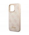 Guess 4G Vintage Gold Logo case for iPhone 14 Pro Max - pink